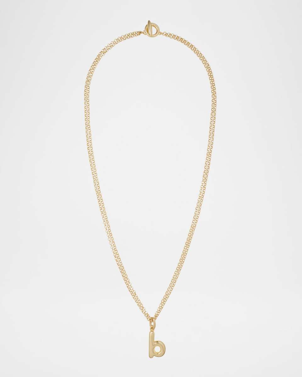 The Puffy Initial Necklace